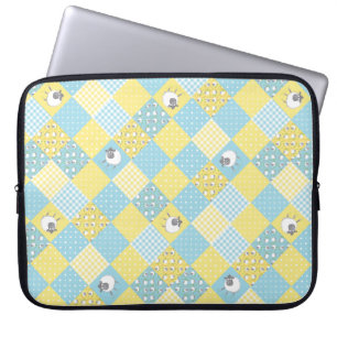 Schafe, Imitate, die Patchwork-Laptop-Sieb Laptopschutzhülle