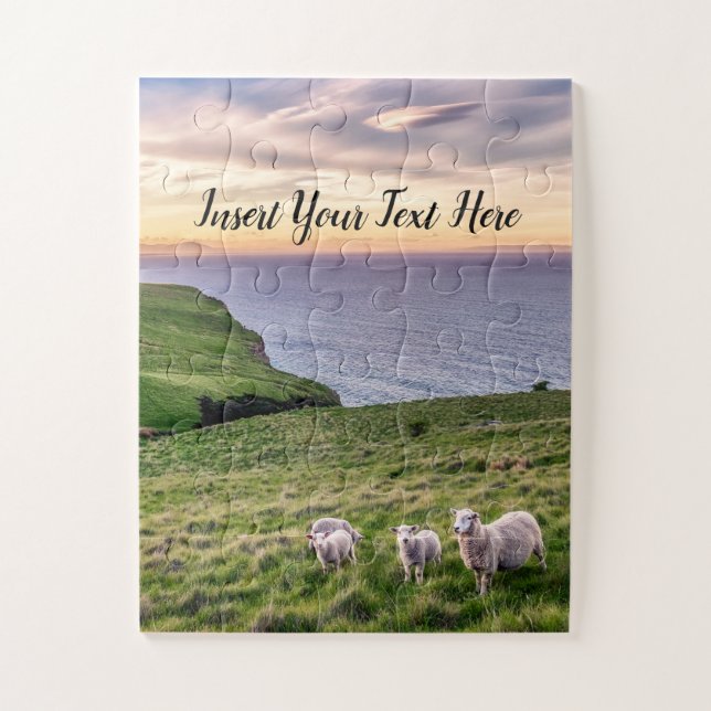 Schafe in Neuseeland | Christchurch Landscape | NZ (Vertikal)