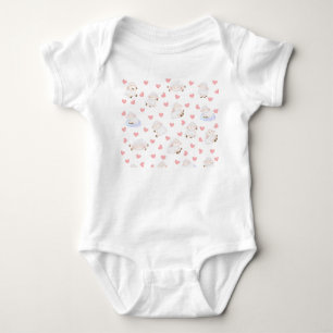 Schafe Liebe Baby Strampler
