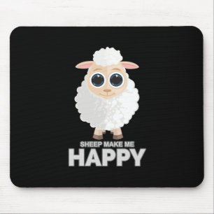 Schafe machen mich glücklich mousepad