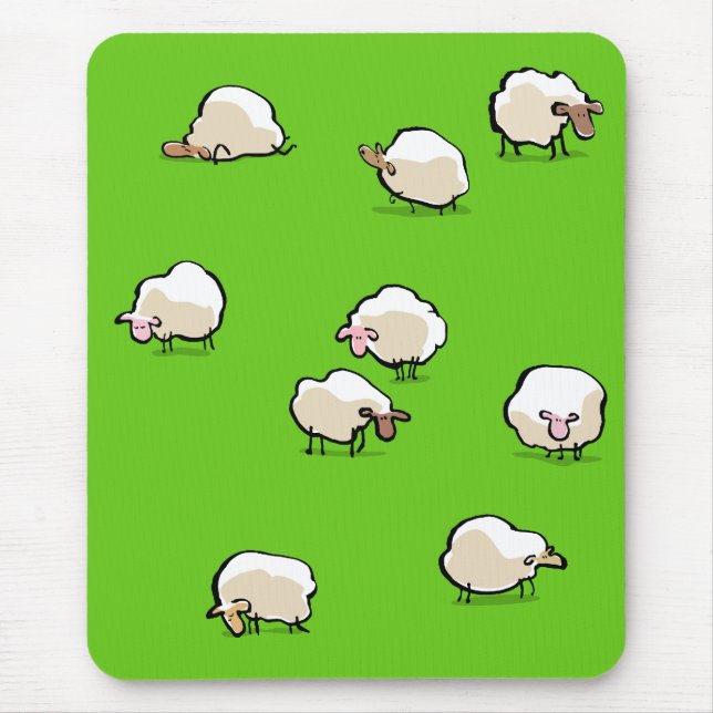 Schafe Mousepad (Vorne)