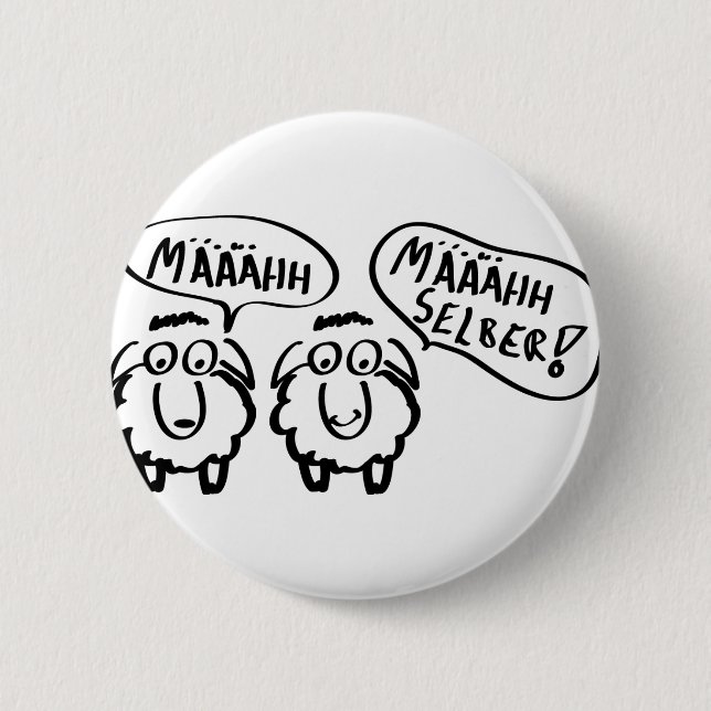 Schafe schafe määähhh määhhh selber! button (Vorderseite)