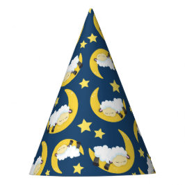 Schafe, schlafende Schafe, Mond, Sterne Partyhütchen