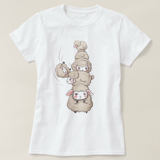 Schafe T-Shirt (Design vorne)