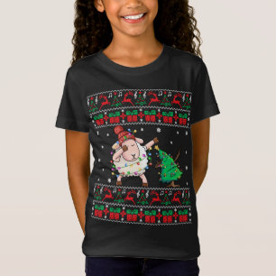 Schafe Ugi Weihnachten Sweater Dabbing Sheep Xmas T-Shirt