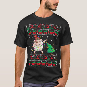 Schafe Ugi Weihnachten Sweater Dabbing Sheep Xmas T-Shirt
