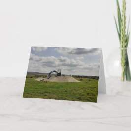 Schafe und Grabhühner, North Yorkshire. Leer Karte