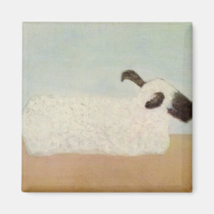 Schafe (von Milton Avery) Magnet