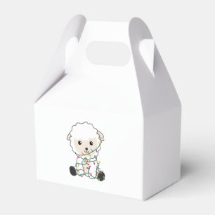 Schafe Weihnachtsschnee Wintertiere Schafe Geschenkschachtel
