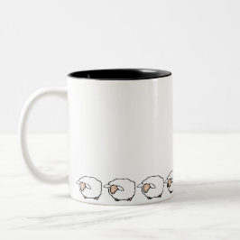 Schafe Zweifarbige Tasse