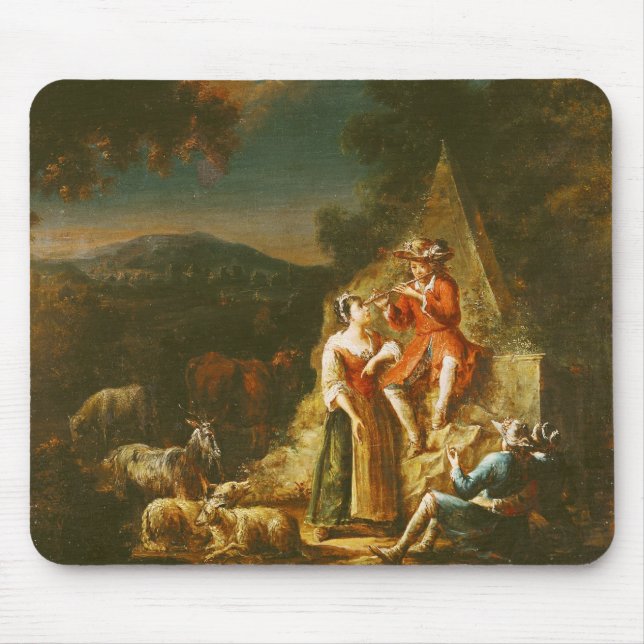 Schäfer, der eine Flöte spielt Mousepad (Vorne)