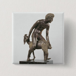 Schäfer, der eine Ziege milk Button