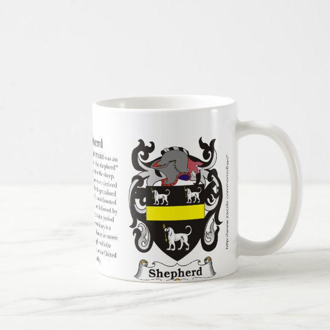 Schäfer-Familien-Wappen Kaffeetasse (Rechts)