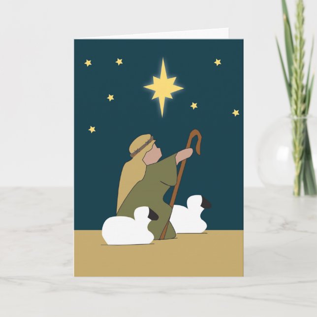 Schäfer Feiertagskarte (Vorderseite)