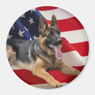 Schäferhund-Amerika-Magnet Magnet