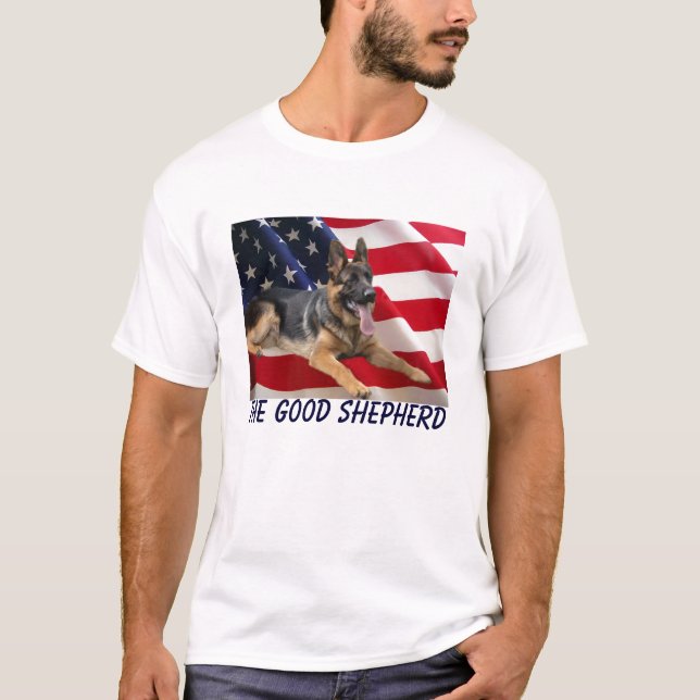 Schäferhund-Amerika-T - Shirt (Vorderseite)