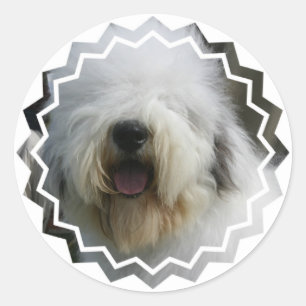 Schäferhund-Aufkleber Runder Aufkleber
