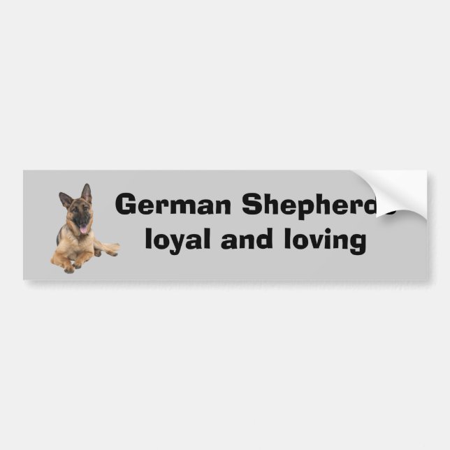 Schäferhund-Autoaufkleber Autoaufkleber (Vorne)