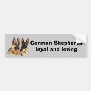 Schäferhund-Autoaufkleber Autoaufkleber