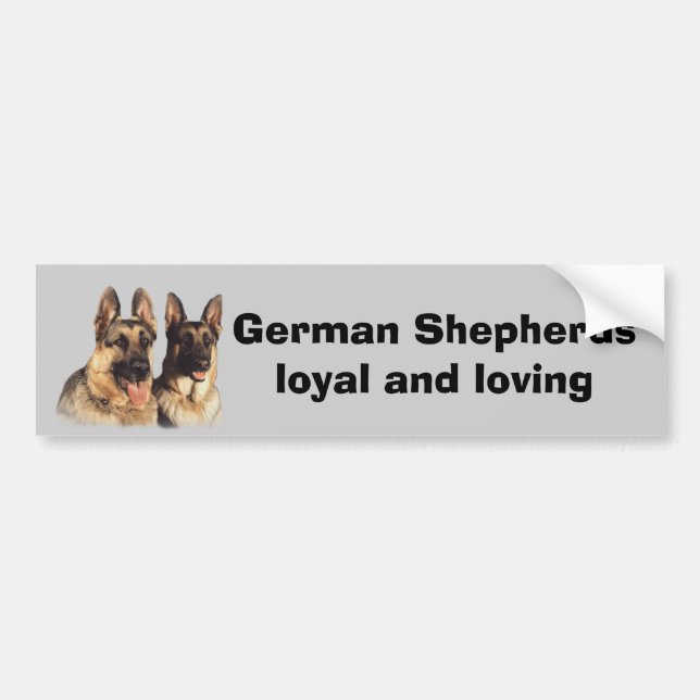 Schäferhund-Autoaufkleber Autoaufkleber (Vorne)