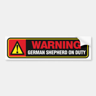 Schäferhund-Autoaufkleber Autoaufkleber