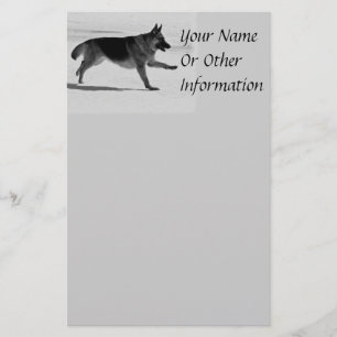 Schäferhund-Briefpapier Briefpapier