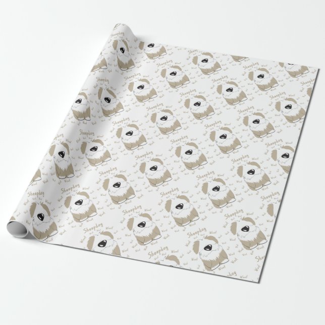 Schäferhund Geschenkpapier (Ungerollt)