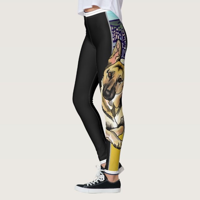 Schäferhund, Honolulu Hawaii (addieren Sie Leggings (Links)