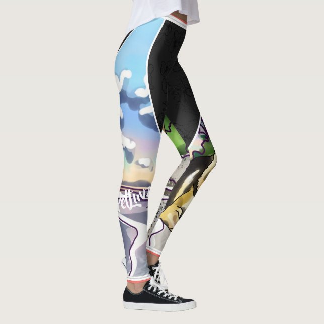 Schäferhund, Honolulu Hawaii (addieren Sie Leggings (Rechts)