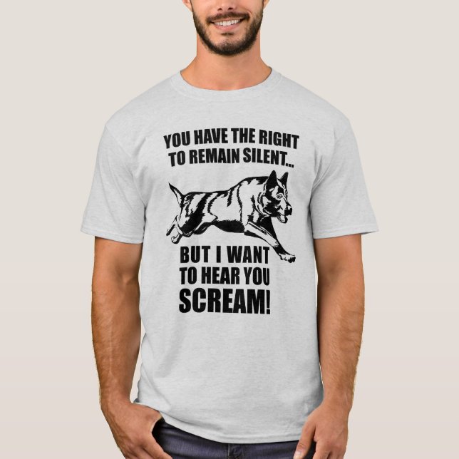 Schäferhund-Hund - GSD T-Shirt (Vorderseite)