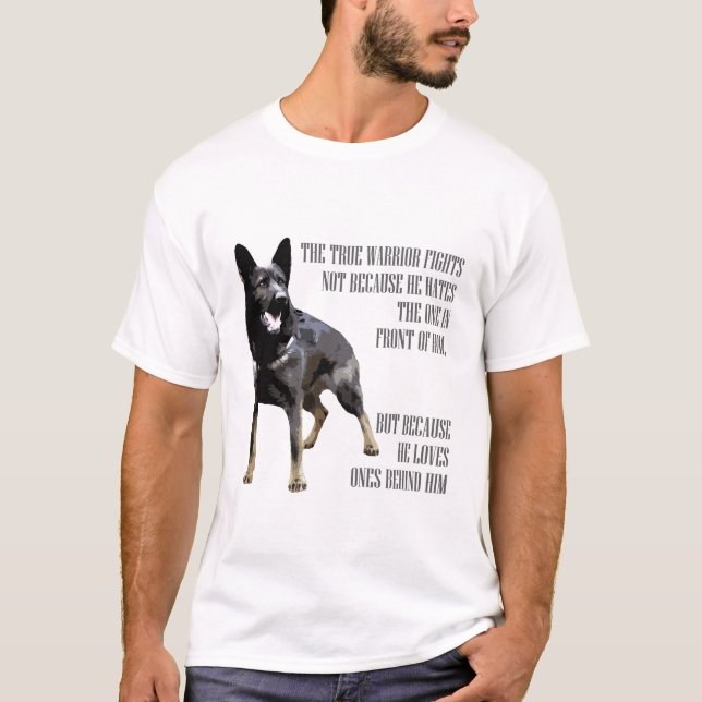 Schäferhund-Hund - GSD T-Shirt (Vorderseite)