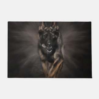 Schäferhund-Hund - laufend Fußmatte