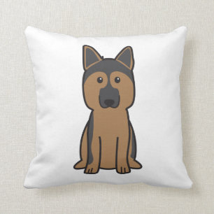 Schäferhund-HundeCartoon Kissen