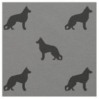 Schäferhund-HundeSilhouette-Muster