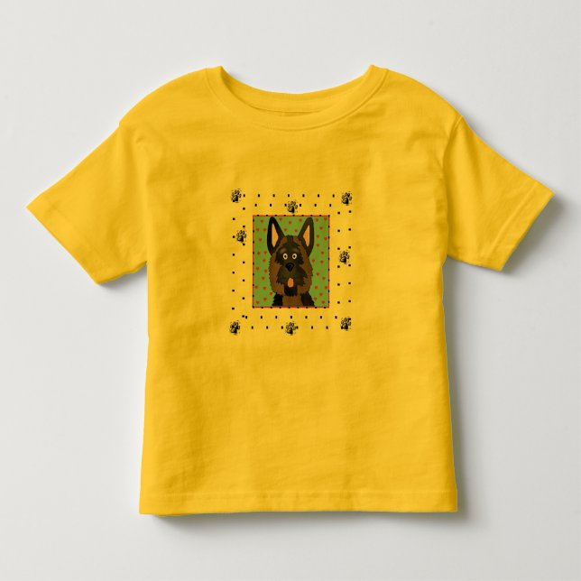 Schäferhund-Hundet-shirts und -geschenke Kleinkind T-shirt (Vorderseite)