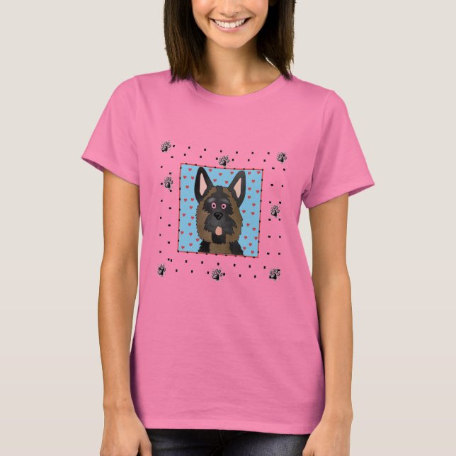 Schäferhund-Hundet-shirts und -geschenke T-Shirt (Vorderseite)