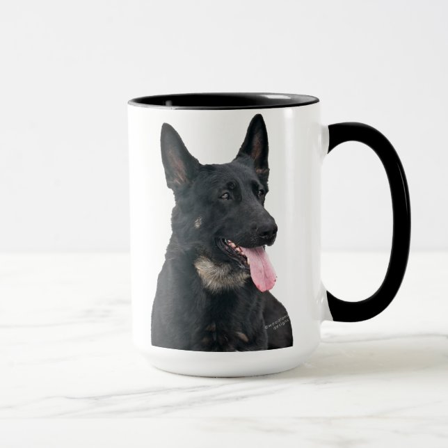 Schäferhund-HundeTasse Tasse (Rechts)