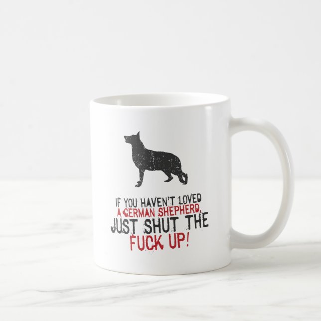 Schäferhund Kaffeetasse (Rechts)