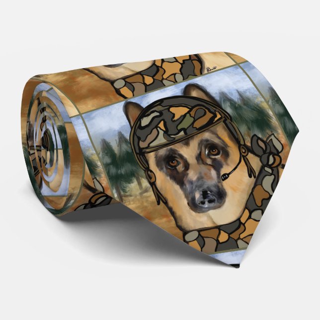 Schäferhund        krawatte (Gerollt)