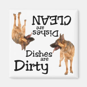 Schäferhund-Liebhaber-Spülmaschinen-Magnet Magnet
