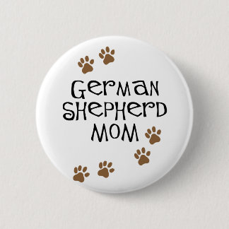 Schäferhund-Mama Button