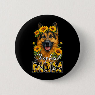 Schäferhund-Mama Deutscher Schäferhund Haustier Hu Button