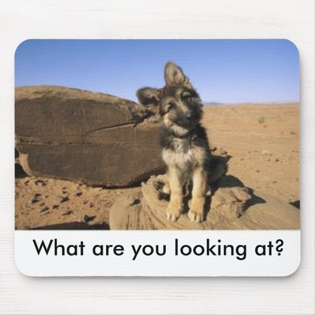 Schäferhund Mousepad (Vorne)
