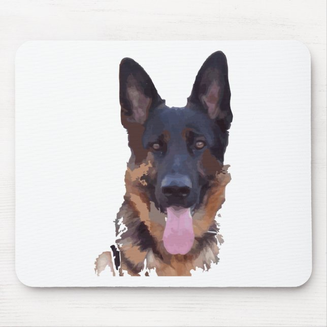 Schäferhund Mousepad (Vorne)