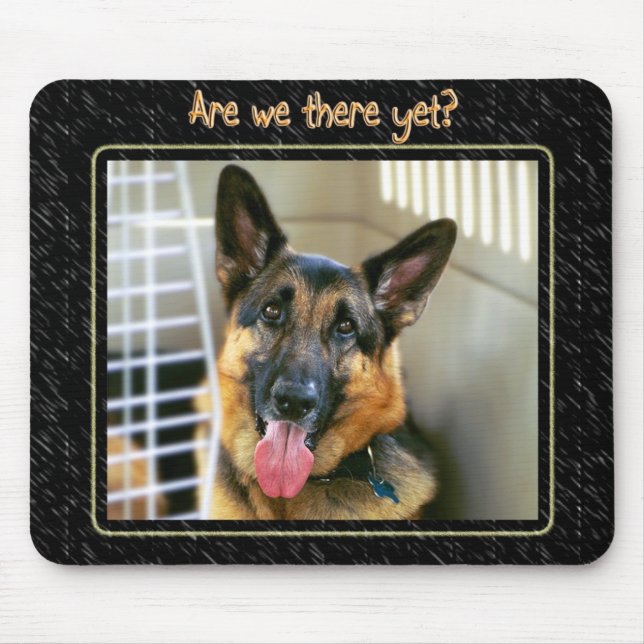 Schäferhund Mousepad (Vorne)