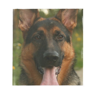 Schäferhund-Notizblock Notizblock