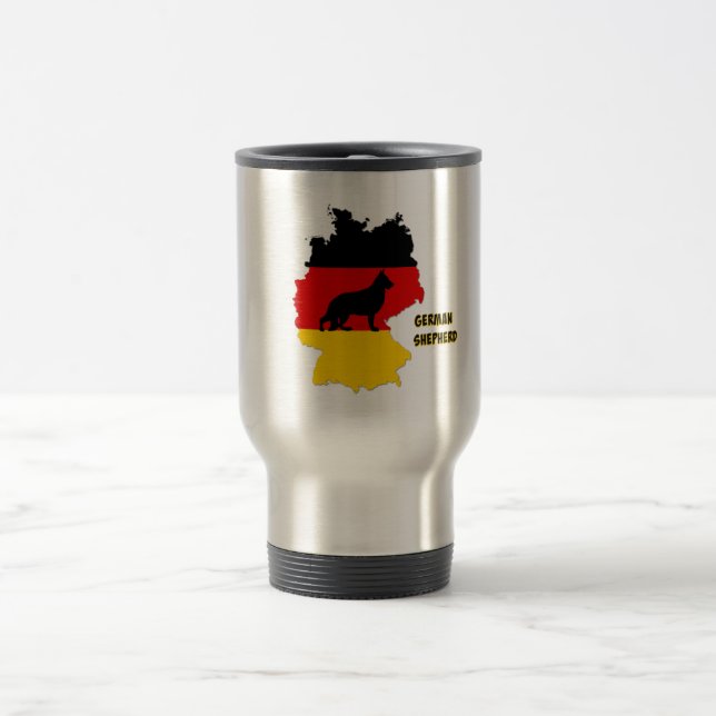 Schäferhund Reisebecher (Mittel)