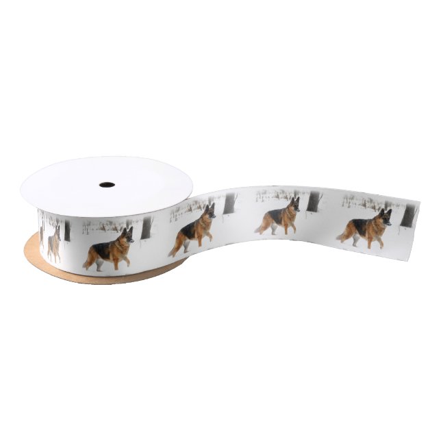 Schäferhund-Satin-Band Satinband (Spule)
