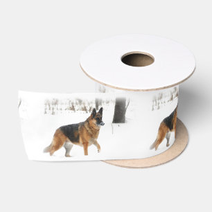 Schäferhund-Satin-Band Satinband