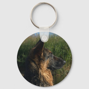 Schäferhund-Schlüsselring Schlüsselanhänger